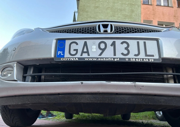 Honda Jazz cena 13800 przebieg: 183000, rok produkcji 2007 z Gdynia małe 326